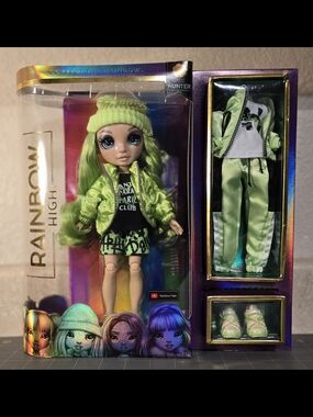 Rainbow High Hunter Fashion Doll in Lime Green Outfit